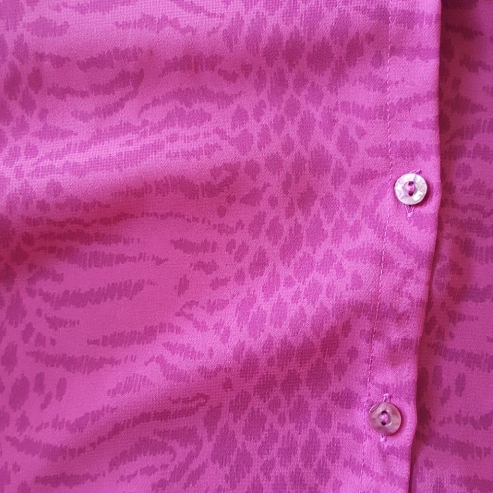 Sheer Button Down Dress Shirt - Picture 4 of 4